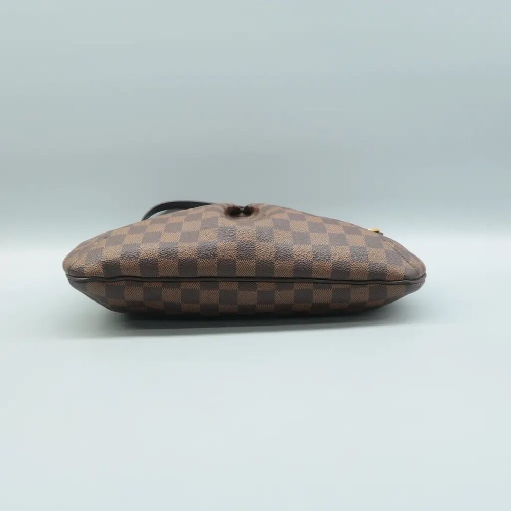 100% Authentic Louis Vuitton Bloomsbury Brown Damier Ebene Canvas Shoulder Bag - Picture 4 of 12